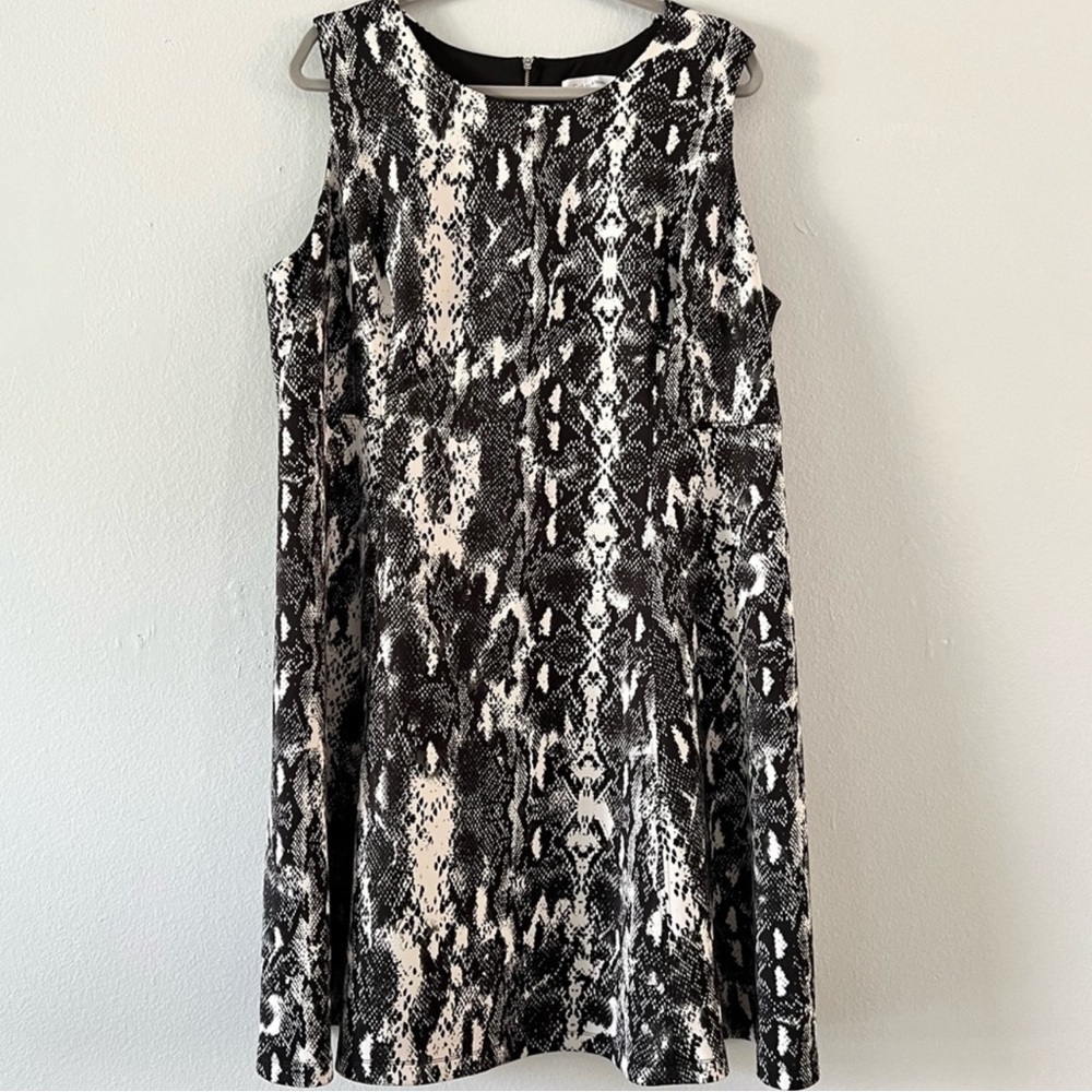 Snake Print Calvin Klein Dress